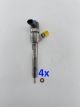 4x INJEKTOR 0445110183 1.3 Jtd CDTI Opel Fiat Lancia 0986435102 55197875