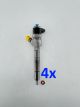 4x INJEKTOR 0445110327  Bosch Opel Astra J Insignia Zafira 2.0 CDTI