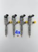 4x INJEKTOR 0445110489 Ford C-Max Fiesta Focus III 1,5 TDCi 1,6 TDCi