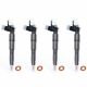 6x INJEKTOR 0445115048 BMW E90 E91 E60 E61 330d 730d 530d X5 0445115050